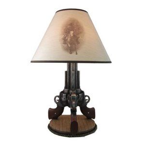 Six Shooter Lamp